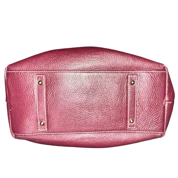 Dooney & Bourke Red Leather Bag and Wallet Set Look closely at pics - Picture 4 of 16